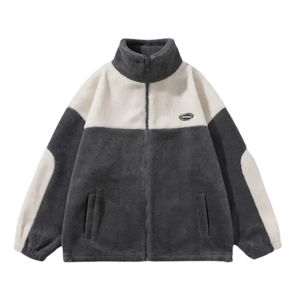 Y2k v3 100% cotton fleece for ultimate urban comfort - washed grey / m