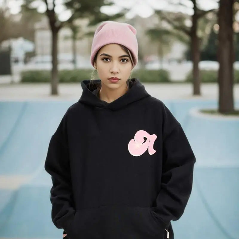 Y2k star print hoodie for stylish streetwear comfort - hoodies