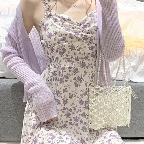 Aesthetic maxi dress for elegant and unique style - s