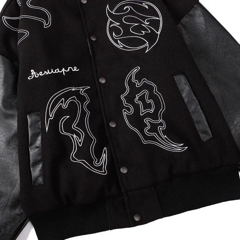 Vintage y2k jackets for all seasons in cotton and polyester - varsity jackets