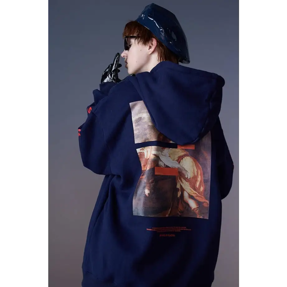 Angel y2k graphic print hoodie for a stylish streetwear look - hoodies