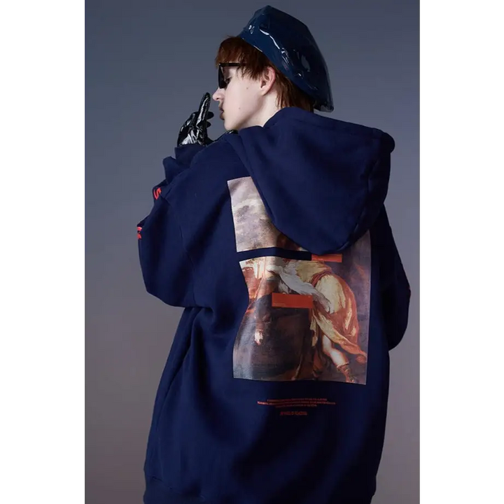 Angel y2k graphic print hoodie for a stylish streetwear look - hoodies