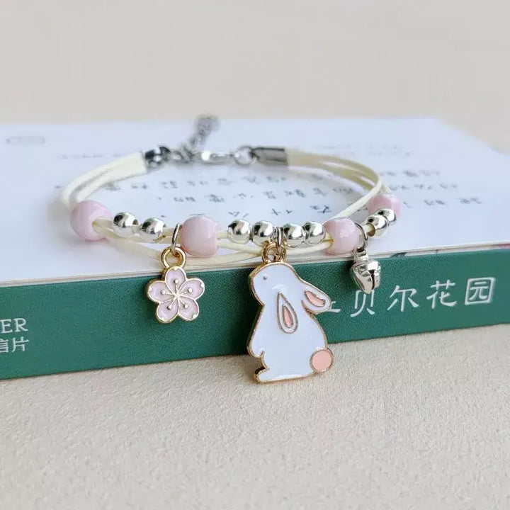 Animal shapes rounded necklace with adorable zinc alloy charms - 1