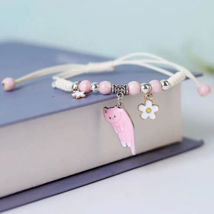 Animal shapes rounded necklace with adorable zinc alloy charms - 10