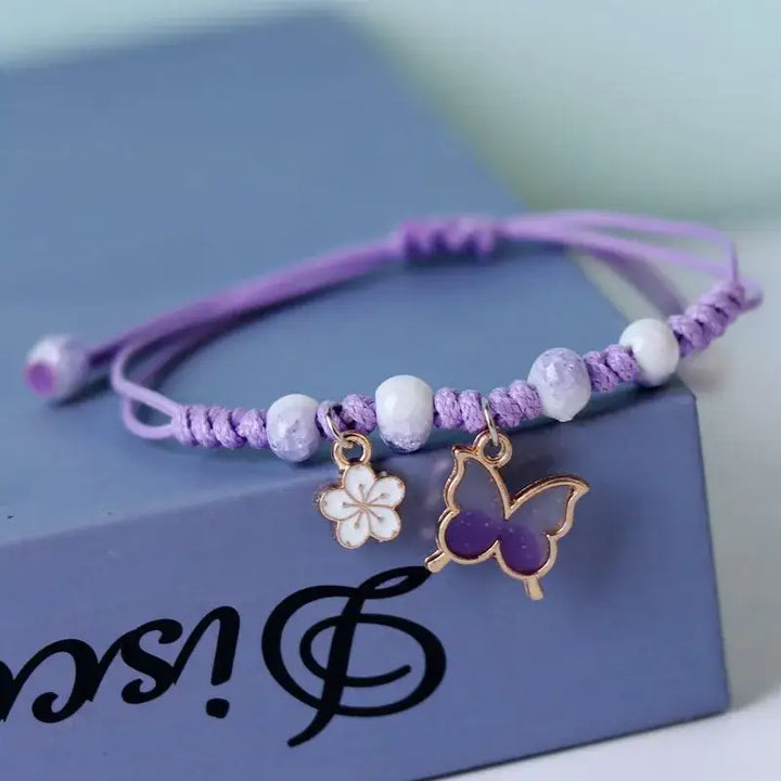 Animal shapes rounded necklace with adorable zinc alloy charms - 12