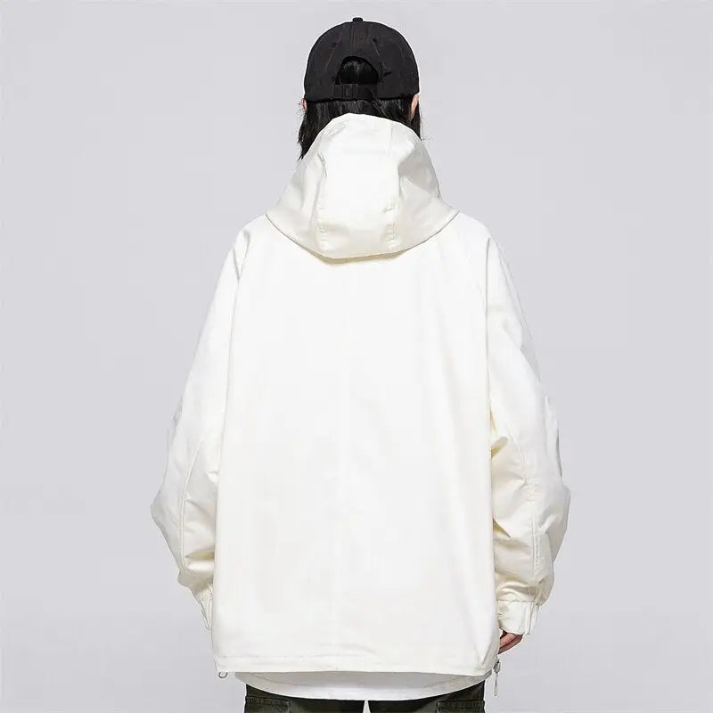 Arctic outdoor windbreaker zip jacket for y2k streetwear style - jackets