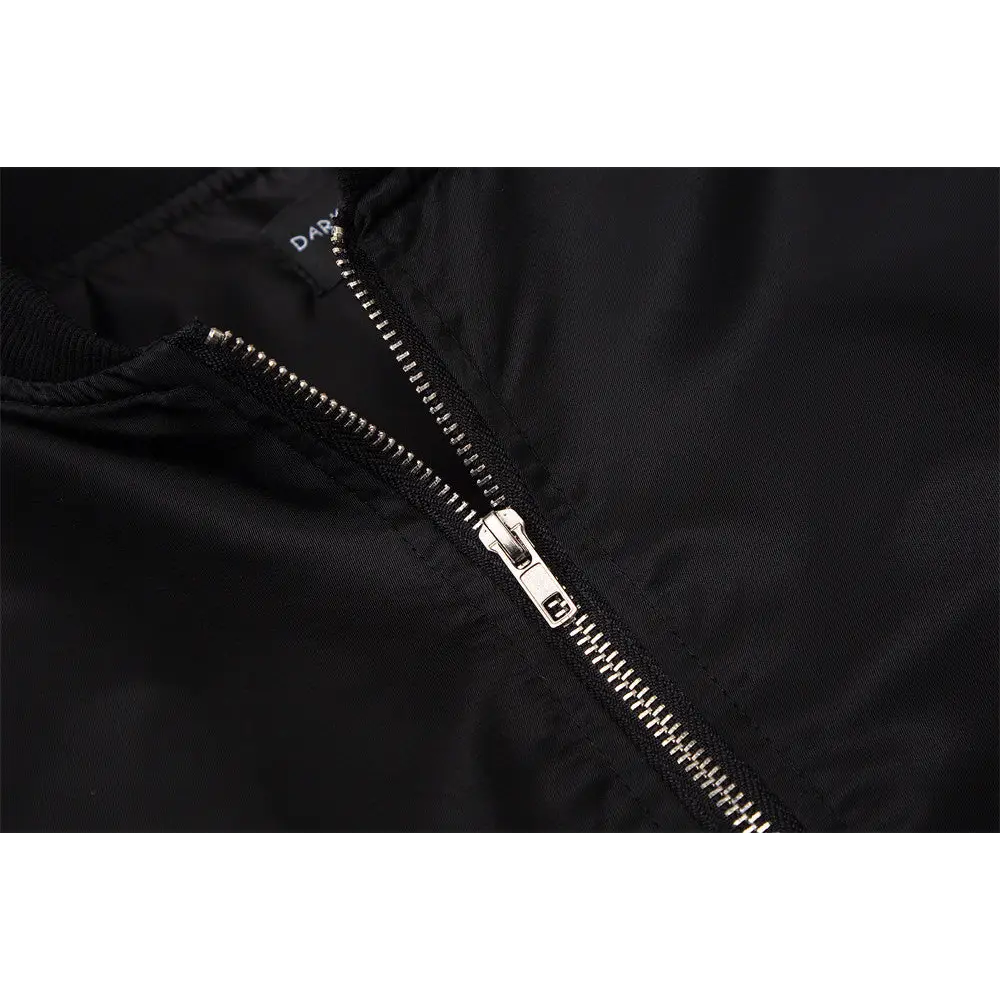 Stylish skeleton jacket with o-neck for y2k fashion enthusiasts - jackets