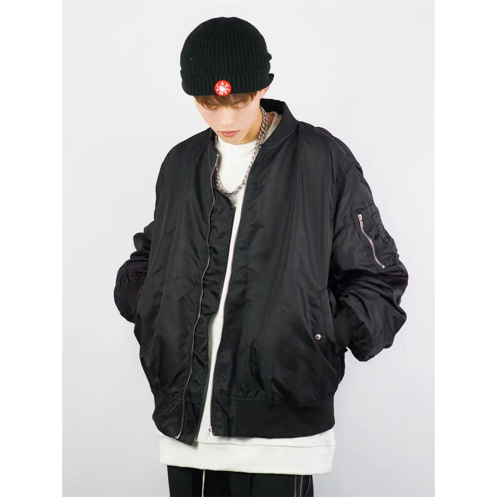 Stylish skeleton jacket with o-neck for y2k fashion enthusiasts - jackets