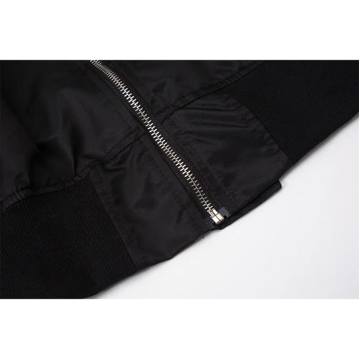 Stylish skeleton jacket with o-neck for y2k fashion enthusiasts - jackets