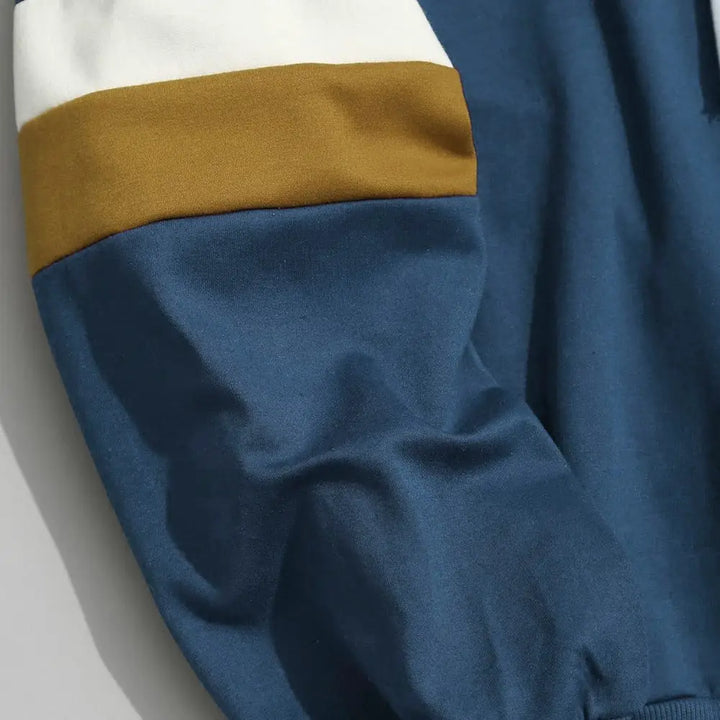 Y2k backwoods letter patchwork hoodie - hoodies