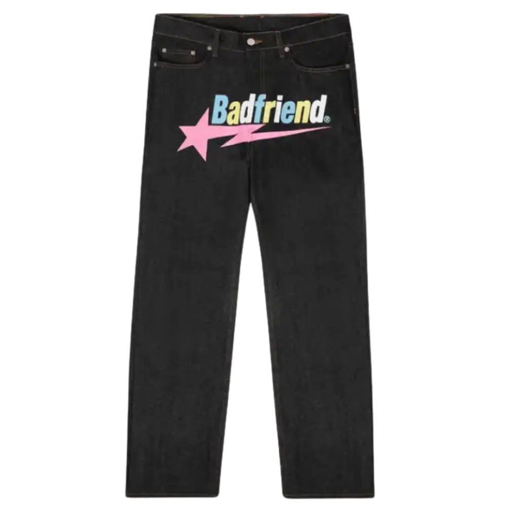 Jean baggy black y2k de badfriend – mode urbaine - mixed farben / s