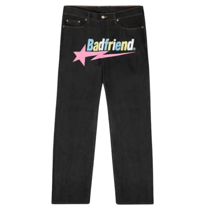 Jean baggy black y2k de badfriend – mode urbaine - mixed farben / s