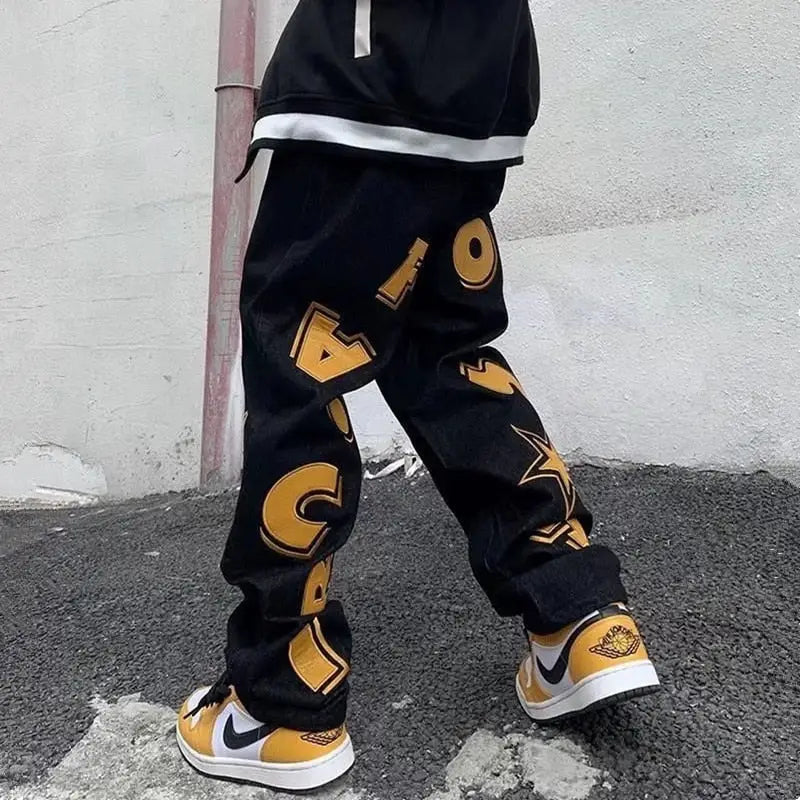 Y2k baggy jeans: 2000s streetwear style - xl / yellow