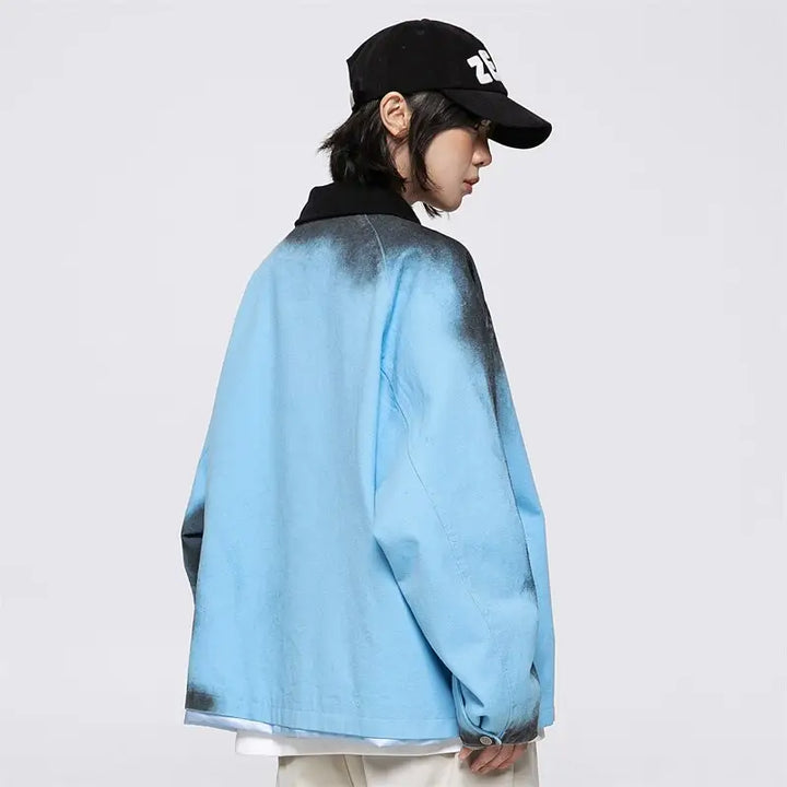Y2k loose windbreaker jacket for stylish streetwear moments