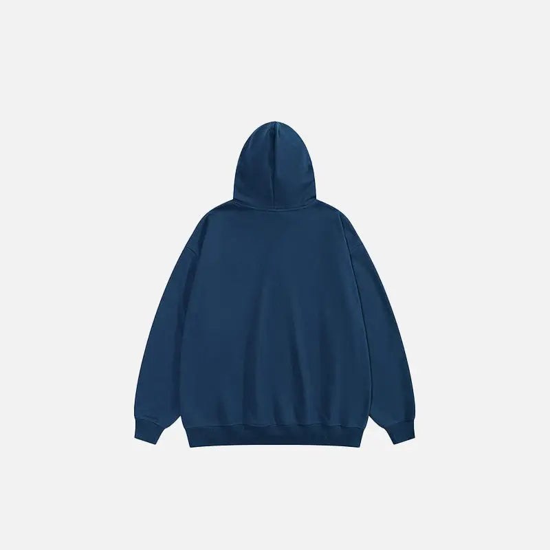 Y2k loose oversized hoodie for comfortable streetwear style - hoodies
