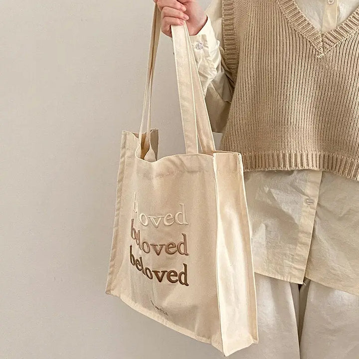 Y2k tote bag with mobile phone pocket and interior zipped