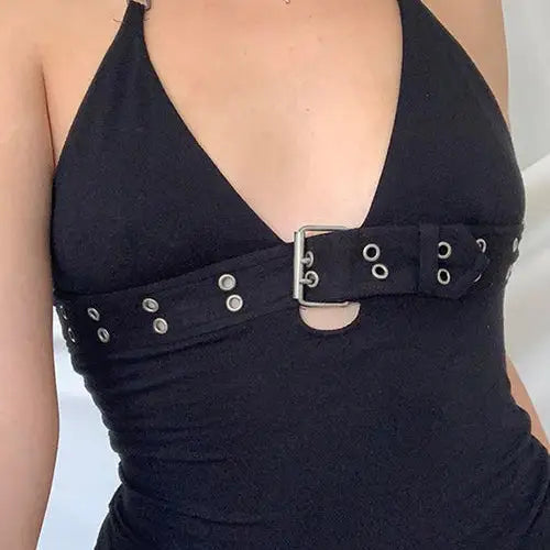 Y2k belted tank tops for ultimate comfort and style - s