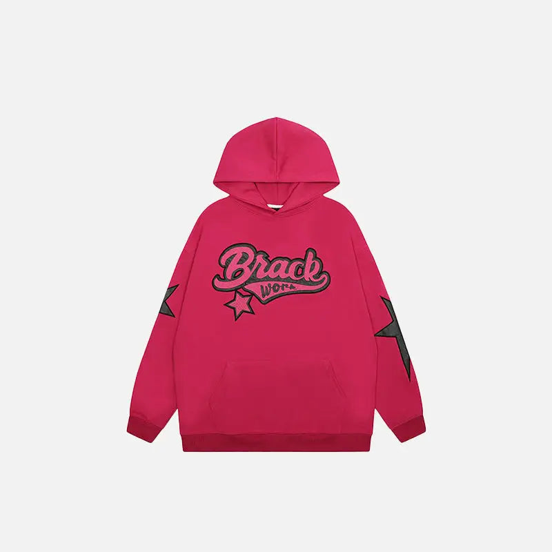 Explorer y2k hoodie for stylish comfort in plush cotton - red / m - hoodies