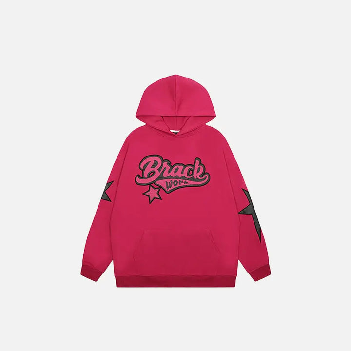 Explorer y2k hoodie for stylish comfort in plush cotton - red / m - hoodies