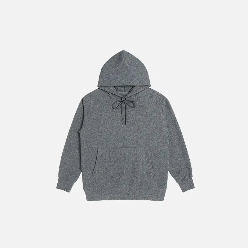 Y2k blank oversized hoodies for trendy streetwear style