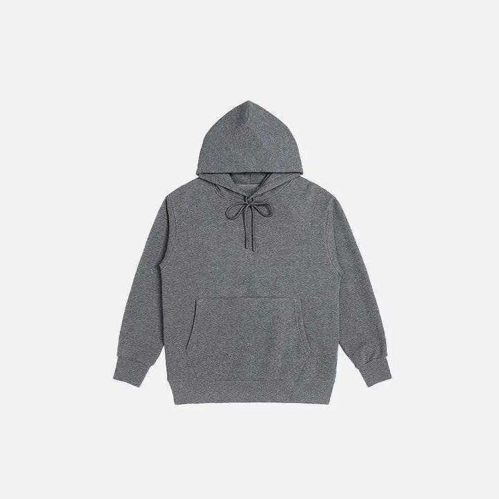 Y2k blank oversized hoodies for trendy streetwear style