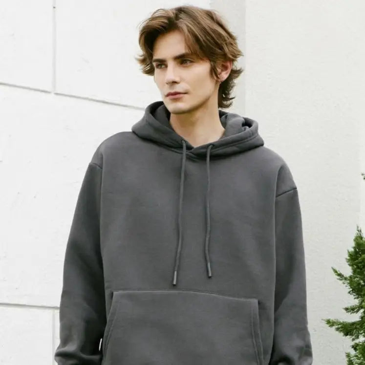 Y2k blank oversized hoodies for trendy streetwear style