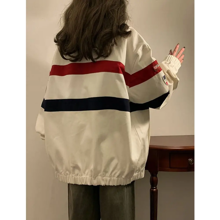 Y2k running jacket: racing & streetwear style