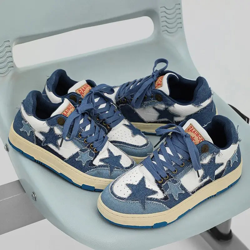 Star bluee y2k shoes for style and all-day comfort - shoes