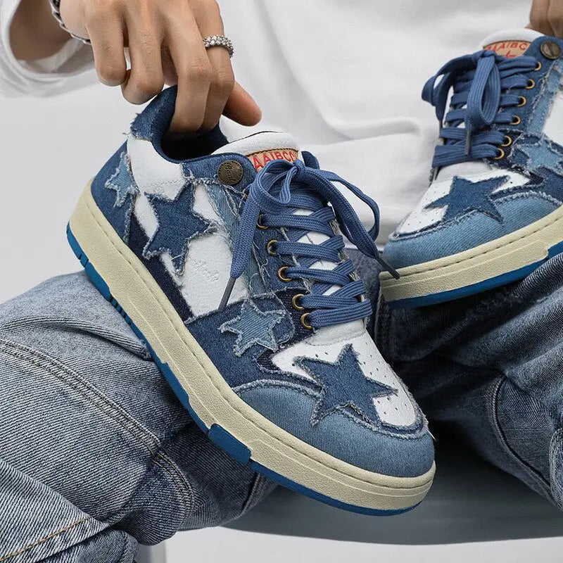Star bluee y2k shoes for style and all-day comfort - shoes
