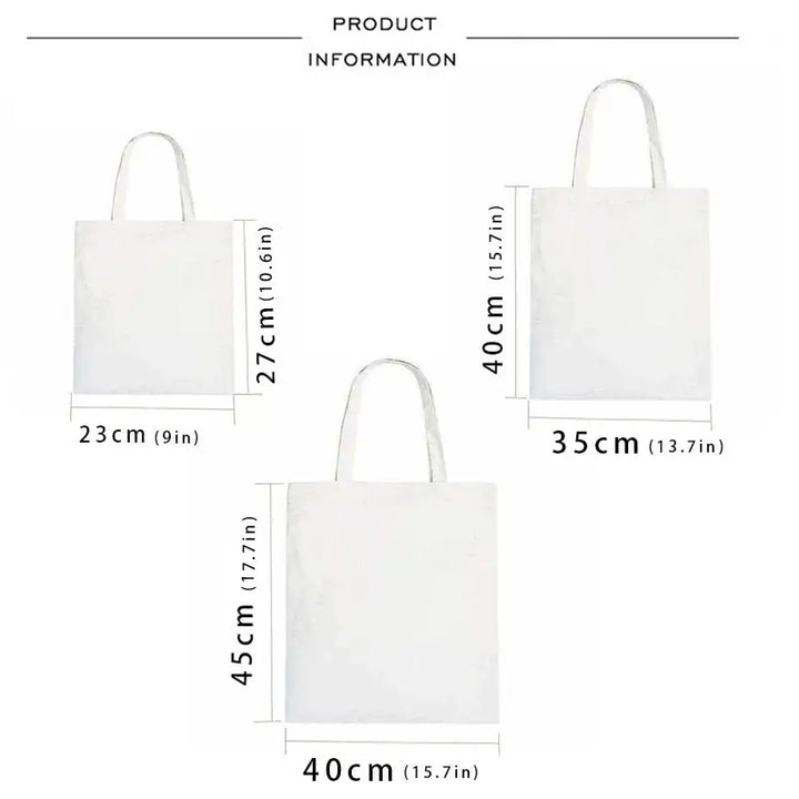 Blue wavy starry night tote bag with chic cartoon print