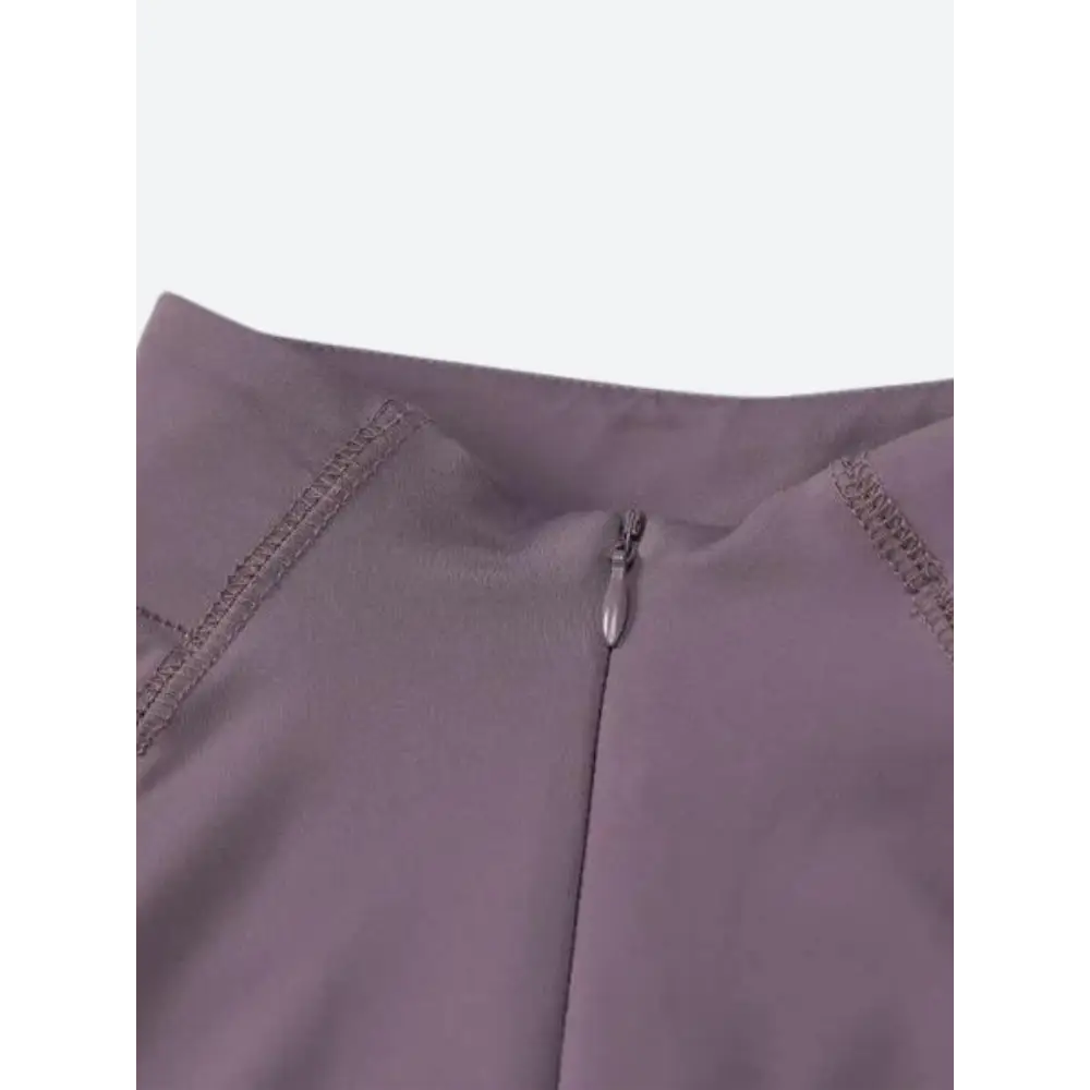 Bodycon half zip top for a modern y2k-inspired look