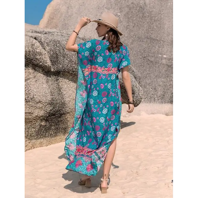 Bohemian elegance boho dress with y2k free-spirited vibes