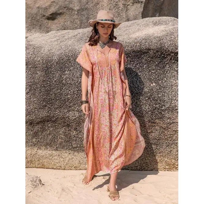 Bohemian elegance boho dress with y2k free-spirited vibes
