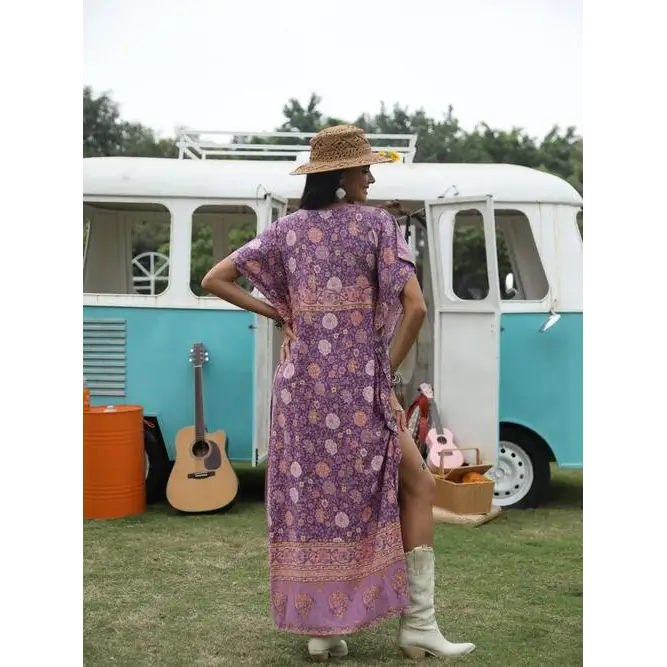 Bohemian elegance boho dress with y2k free-spirited vibes