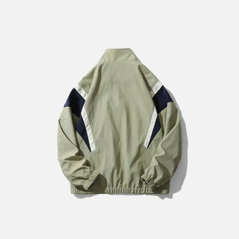 Y2k bomber windbreaker jacket for streetwear style enhancement - jackets