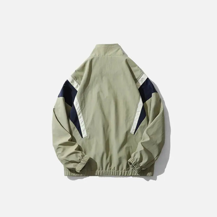 Y2k bomber windbreaker jacket for streetwear style enhancement - jackets