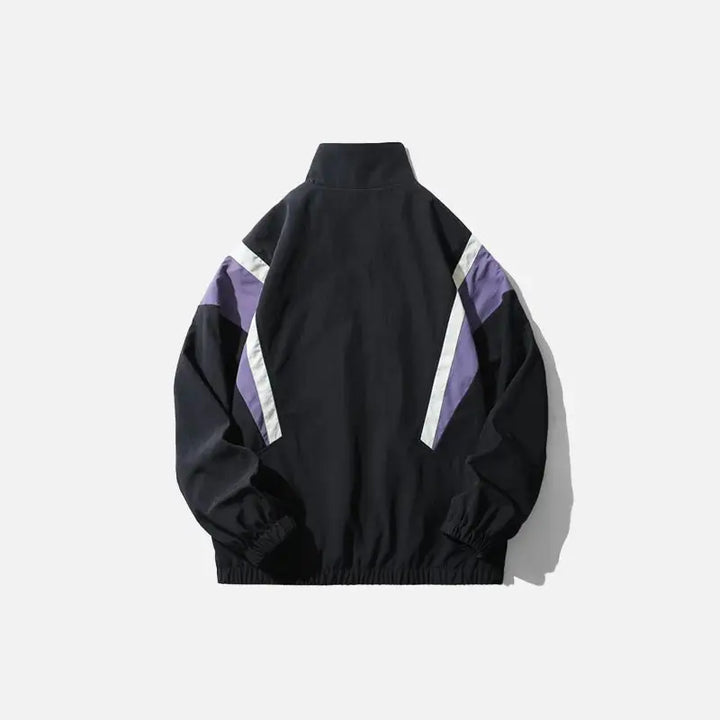 Y2k bomber windbreaker jacket for streetwear style enhancement - jackets