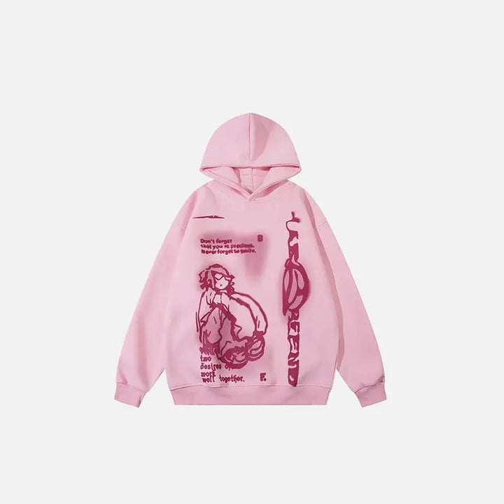 Bored youth hoodie for comfort and style in every wardrobe - pink / s - hoodies