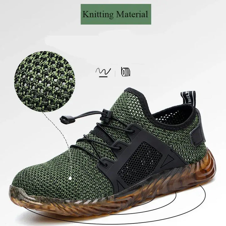 Y2k lightweight breathable safety sneakers for style and comfort