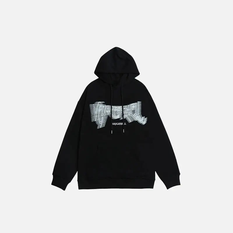 Bridge of danger y2k hoodie for bold streetwear style - black / m - hoodies