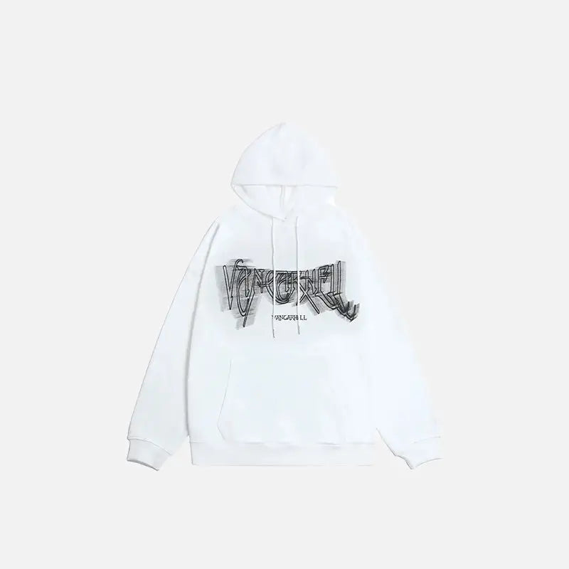 Bridge of danger y2k hoodie for bold streetwear style - white / m - hoodies