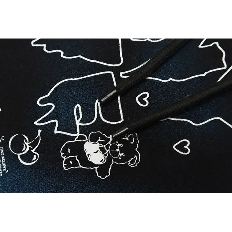 Bunny love y2k hoodie for comfort and style - hoodies