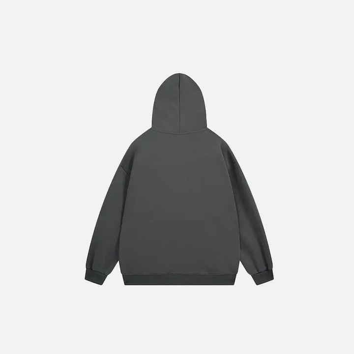 Burning building y2k graphic hoodie for style and comfort - hoodies