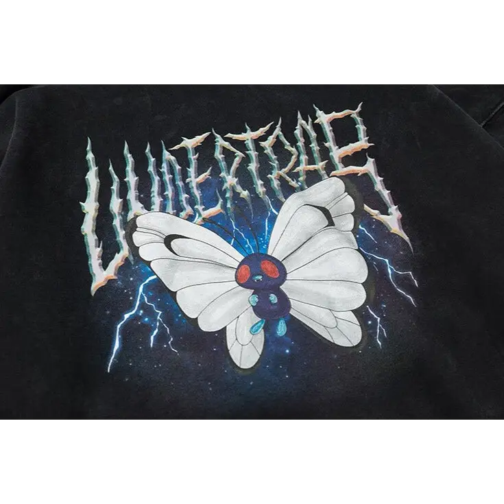 Butterfly dreams y2k hoodie for comfortable streetwear style - hoodies