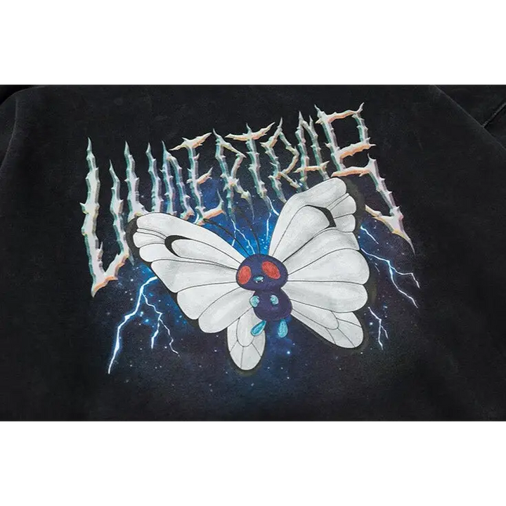 Butterfly dreams y2k hoodie for comfortable streetwear style - hoodies