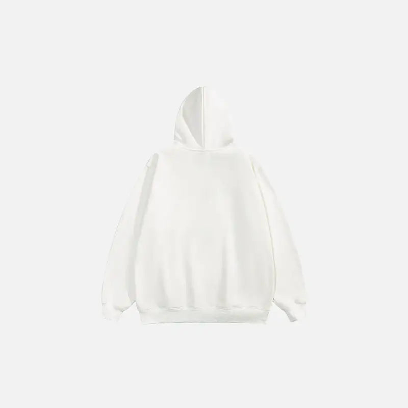Y2k butterfly print loose hoodie for comfort and style - hoodies