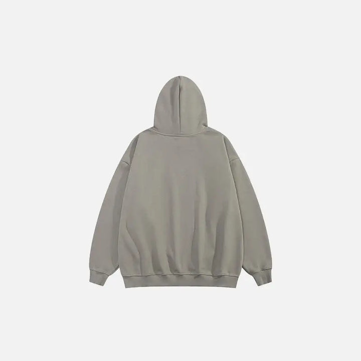 Y2k butterfly print loose hoodie for comfort and style - hoodies