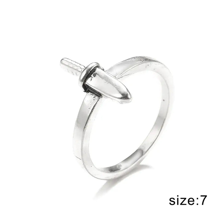 Y2k vintage carved rings - unique designs in high quality zinc alloy - 13