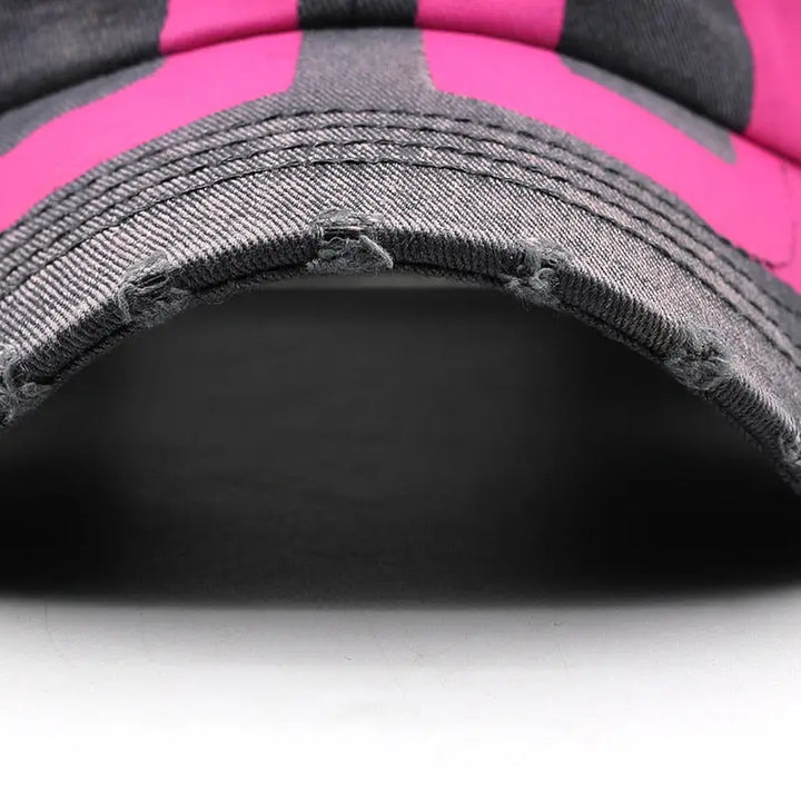 Custom y2k denim cap streetwear style