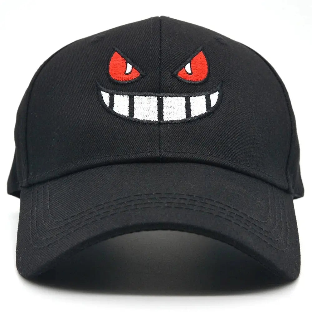Gengar y2k cap inspired by the pokémon universe
